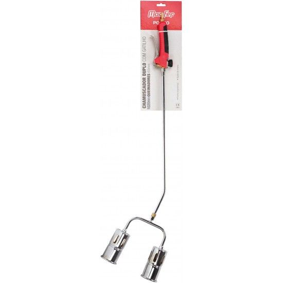 Chamuscador duplo c/ gatilho MacFer PQ860 60x1020mm ref� 114.0049 MACFER