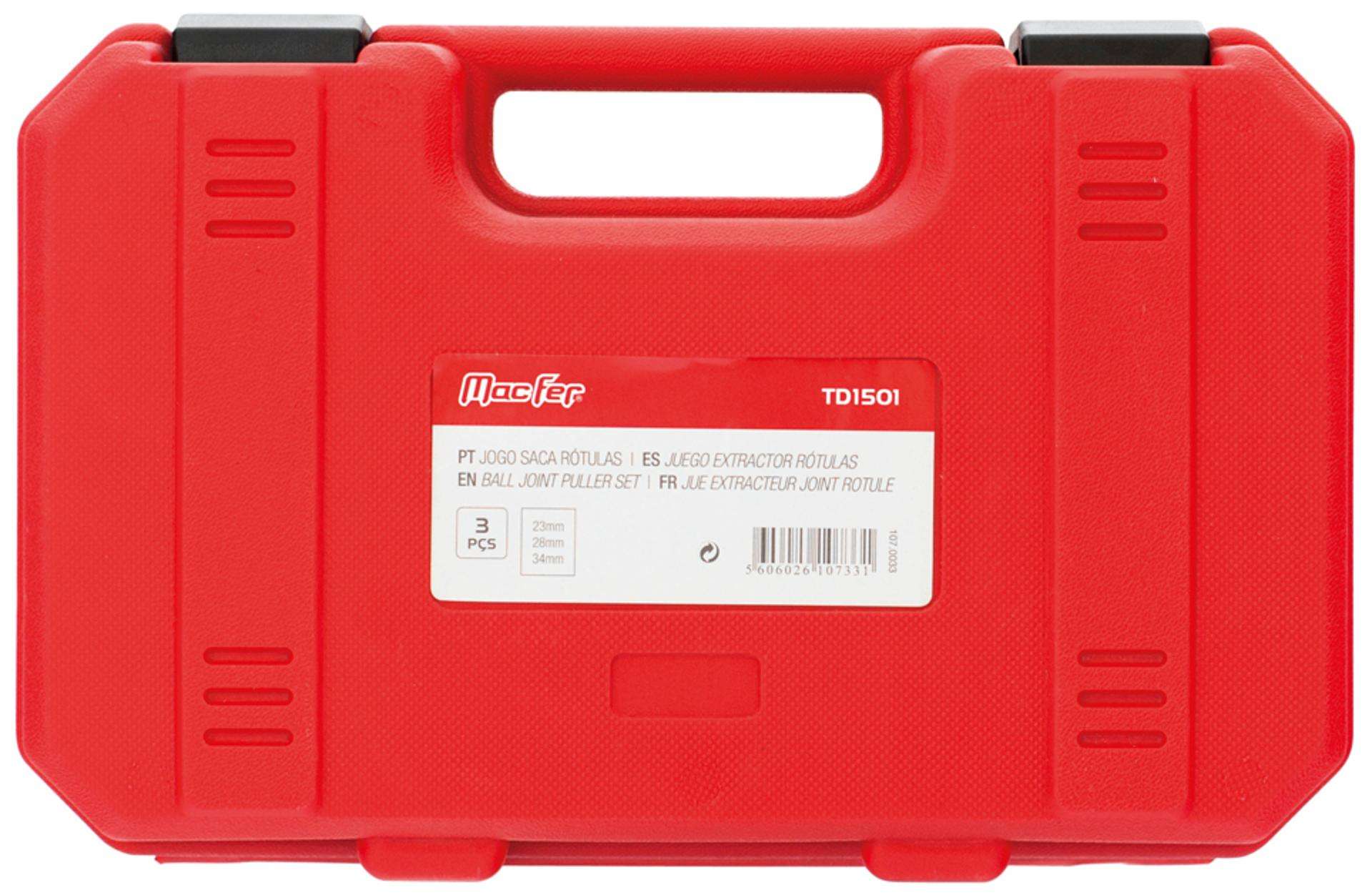 Jg. saca rótulas MacFer TD1501 3pçs refª 107.0033 MACFER