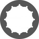 Chave caixa Cr-Mo dozavada CCMo4-DOZ 3/4" 23mm ref� 105.0173 MACFER