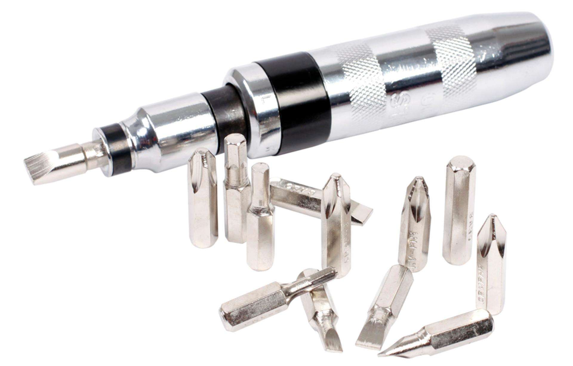 Jg. ch. imp. MacFer IBS-4017 1/2" c/ bits 5/16" 15pçs refª 105.0094 MACFER