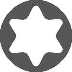 Jg. ch. cx. Cr-V torx MacFer BS-40TE16 1/2" 16p�s ref� 105.0091 MACFER