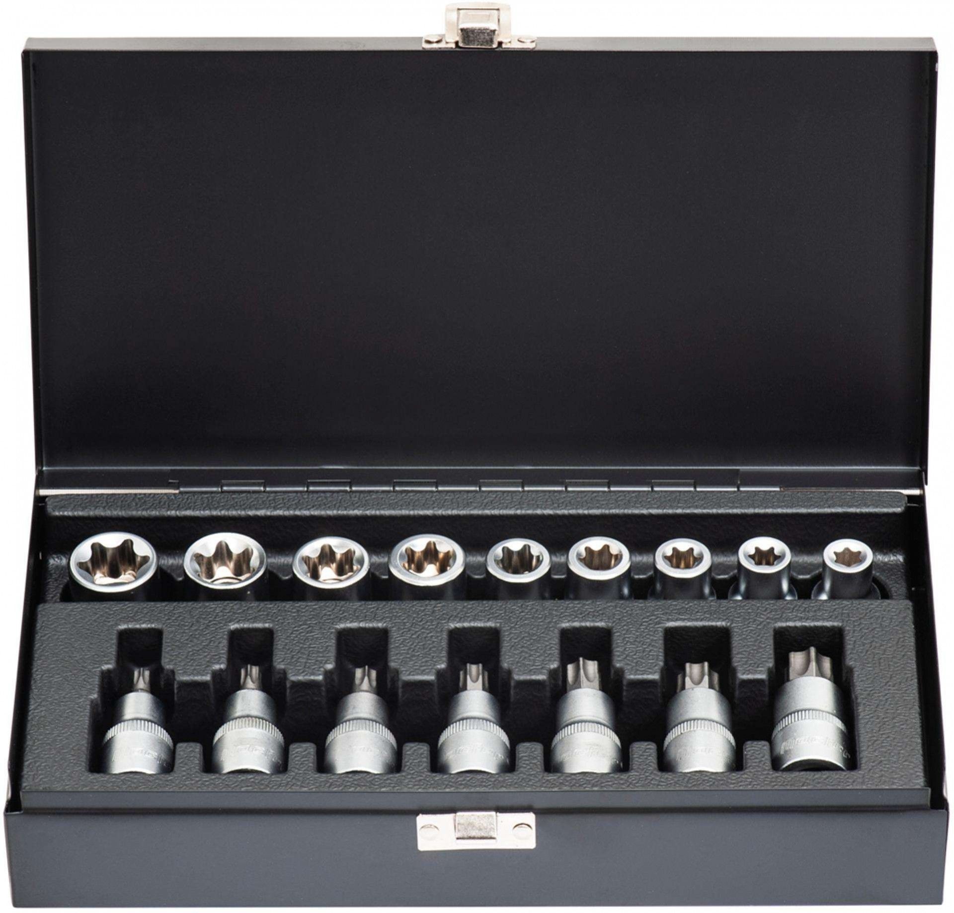 Jg. ch. cx. Cr-V torx MacFer BS-40TE16 1/2" 16pçs refª 105.0091 MACFER