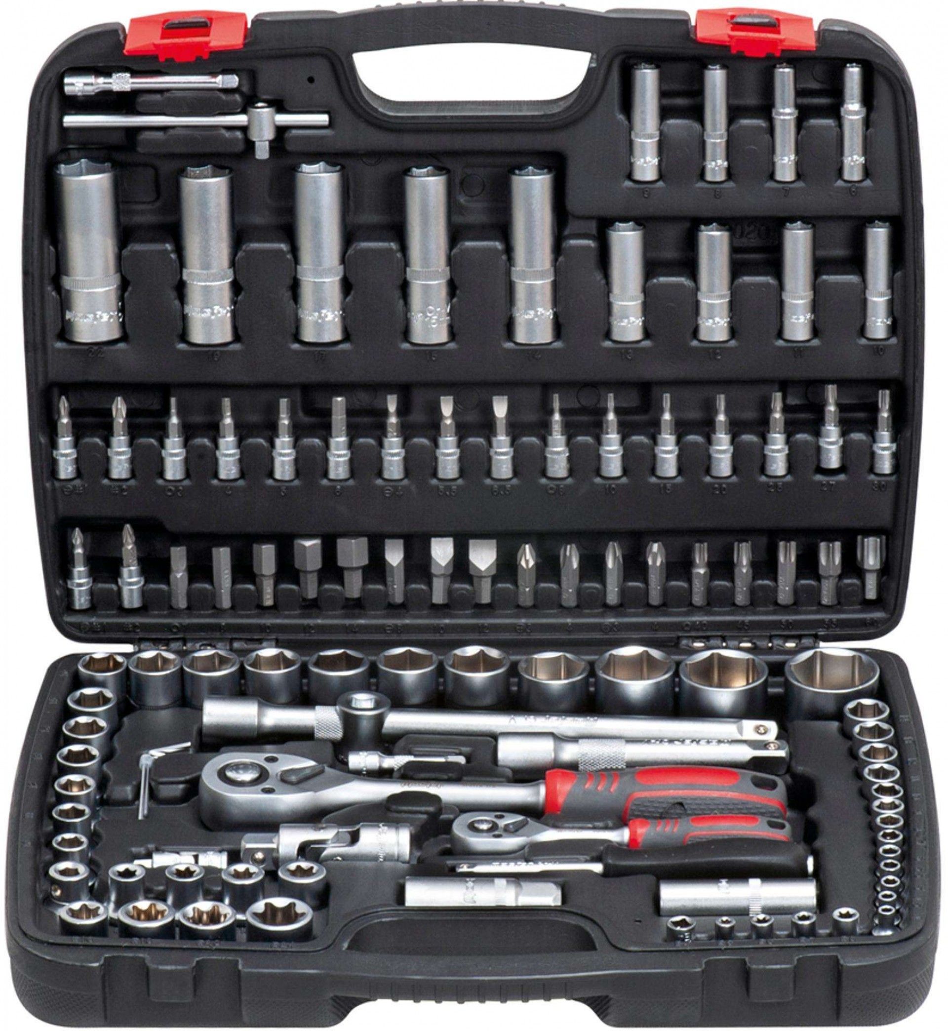 Jg. ch. cx. Cr-V MacFer SS-4108 1/4" & 1/2" 108pçs refª 105.0005 MACFER