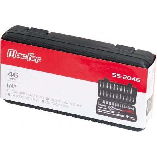 Jg. ch. cx. Cr-V MacFer SS-2046 1/4" 46p�s ref� 105.0001 MACFER