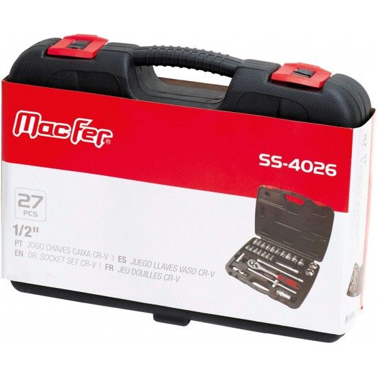 Jg. ch. cx. Cr-V MacFer SS-4026 1/2" 27p�s ref� 105.0003 MACFER