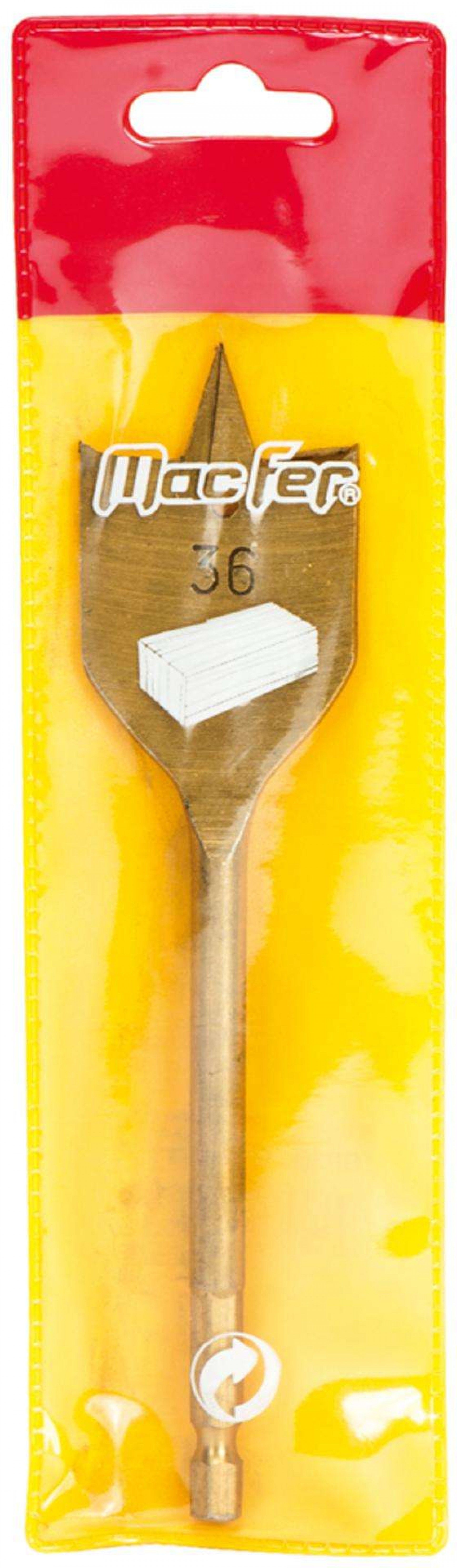 Broca de pua 3 bicos MacFer BP3B 34mm refª 098.0033 MACFER