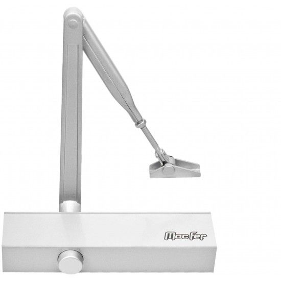 Mola porta hidráulica força ajustável mf T834 F2~4 alumínio refª 094.0078 MACFER Mola porta hidráulica força ajustável mf T834 F2~4 alumínio refª 094.0078 MACFER