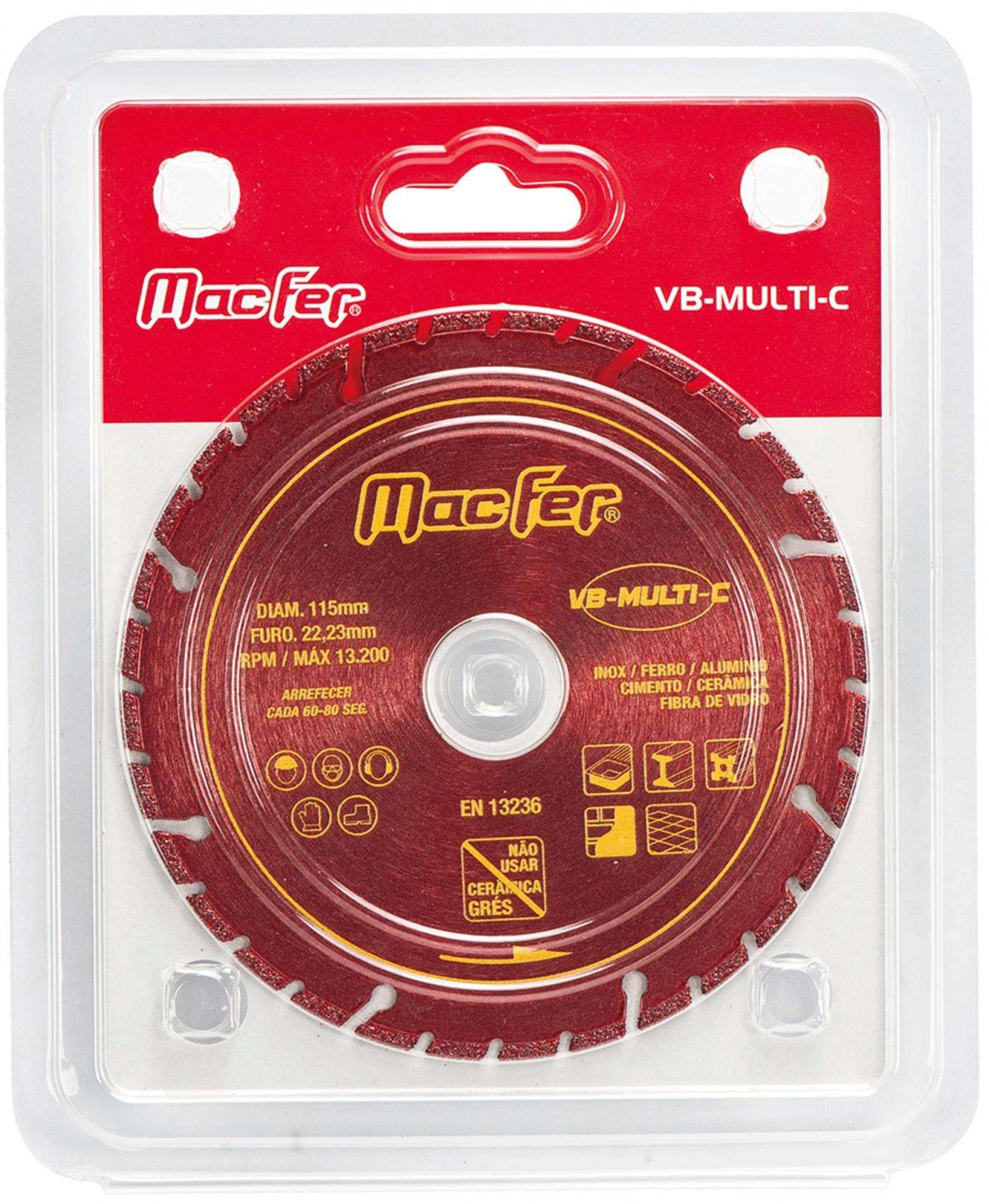 Disco Diamantado VB-Multi-C 100mm refª 092.0139 Macfer