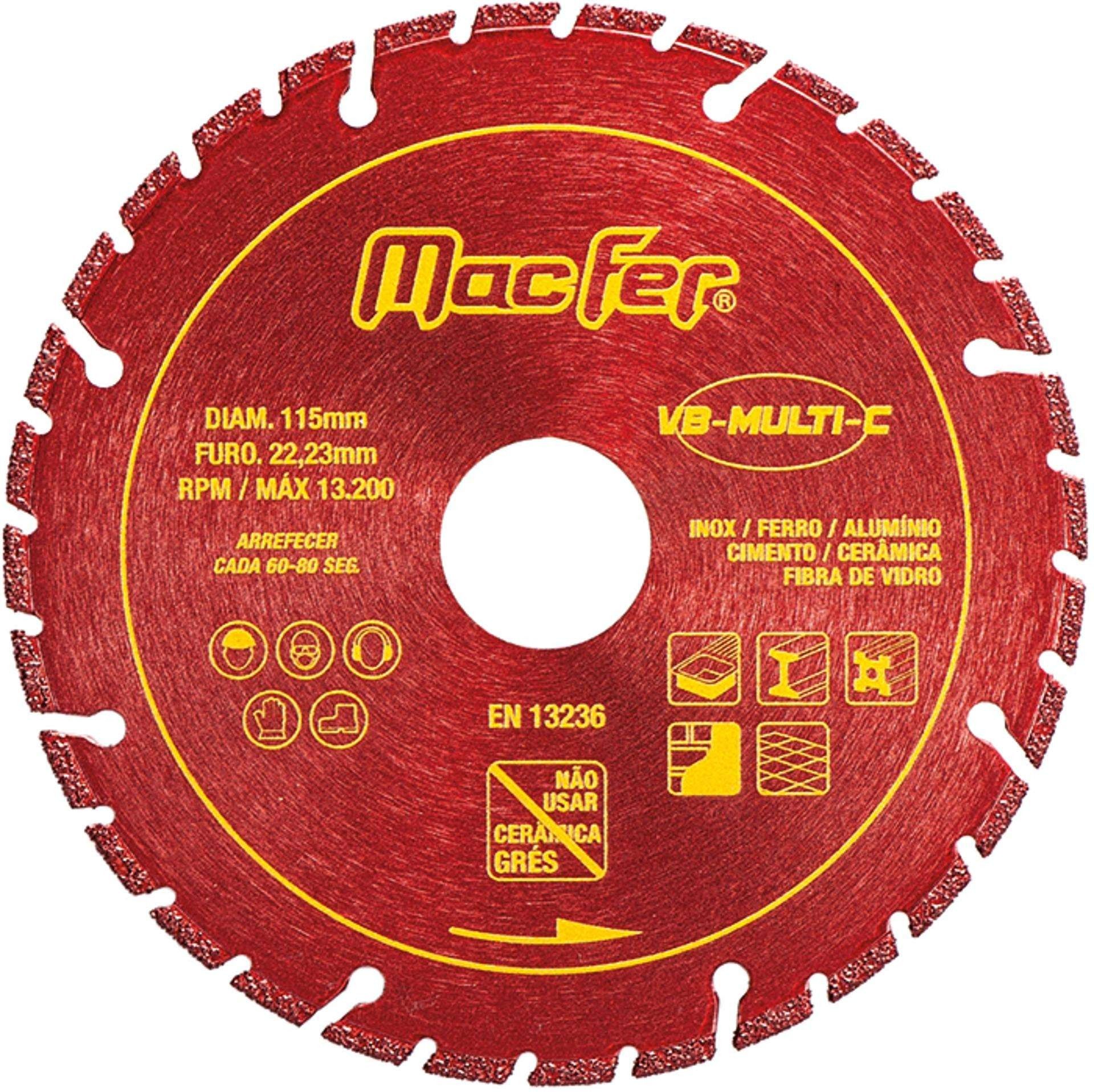 Disco Diamantado VB-Multi-C 100mm refª 092.0139 Macfer