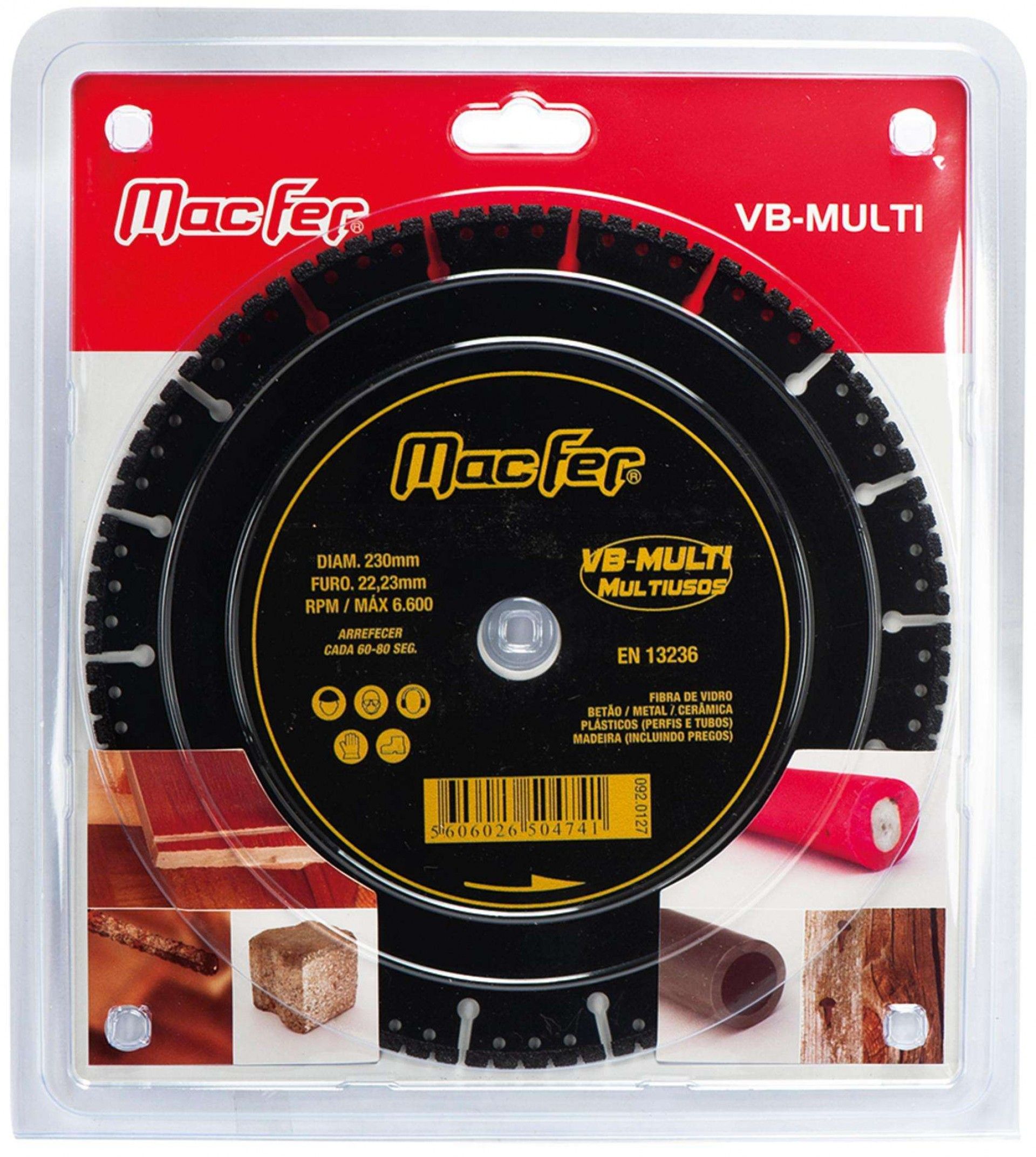 Disco diam. MacFer VB-Multi 115mm refª 092.0125 MACFER