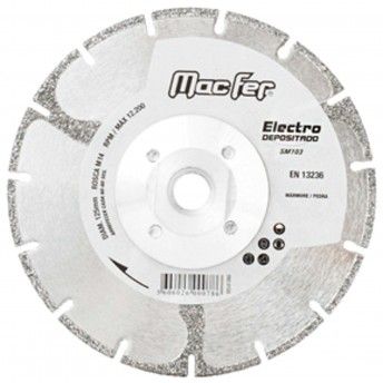 Disco diam. MacFer Electro. SM103 115mm ref� 092.0101 MACFER