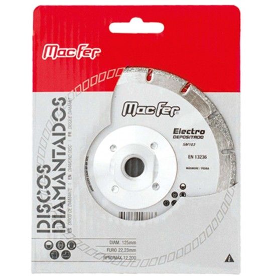 Disco diam. MacFer Electro. SM103 115mm ref� 092.0101 MACFER