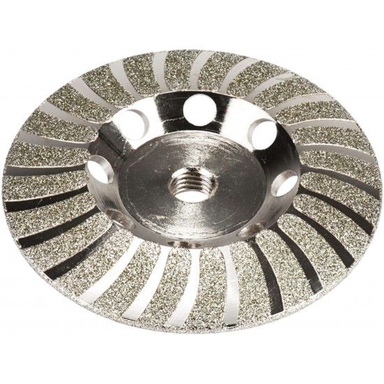 M� diam. electrodepositada convexa MacFer SMG306 M14 115mm ref� 092.0078 MACFER