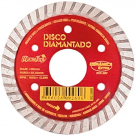 Disco diam. MacFer Cer�mica Extra KCC204   80mm ref� 092.0060 MACFER