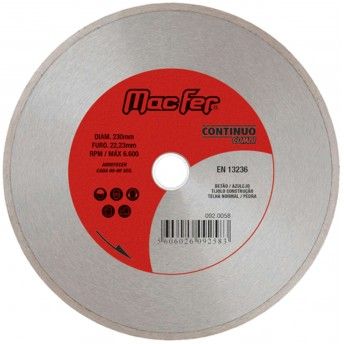 Disco diam. MacFer Contínuo Combi 115mm refª 092.0055 MACFER Disco diam. MacFer Contínuo Combi 115mm refª 092.0055 MACFER