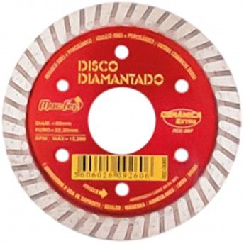 Disco diam. MacFer Cerâmica Extra KCC204 80mm refª 092.0060 MACFER Disco diam. MacFer Cerâmica Extra KCC204 80mm refª 092.0060 MACFER