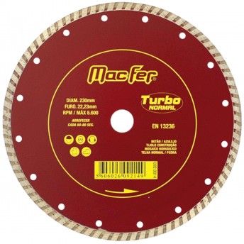 Disco diamantado Turbo 125mm ref� 092.0012 MACFER