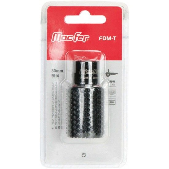Fresa para desbastar madeira tubular FDM-T 25mm M14 ref� 090.0151 Macfer