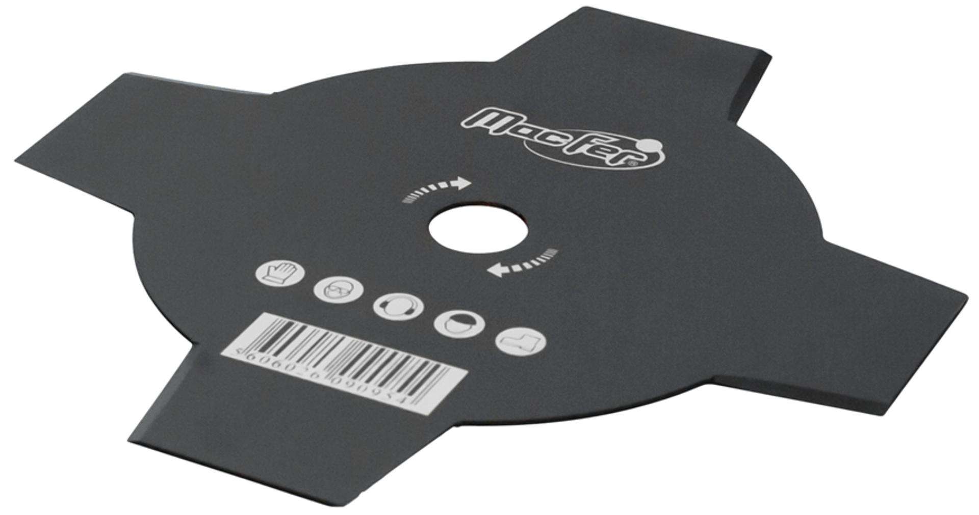 Disco p/ roç. 4 dentes MacFer DR04D 254x1,8mm refª 090.0095 MACFER