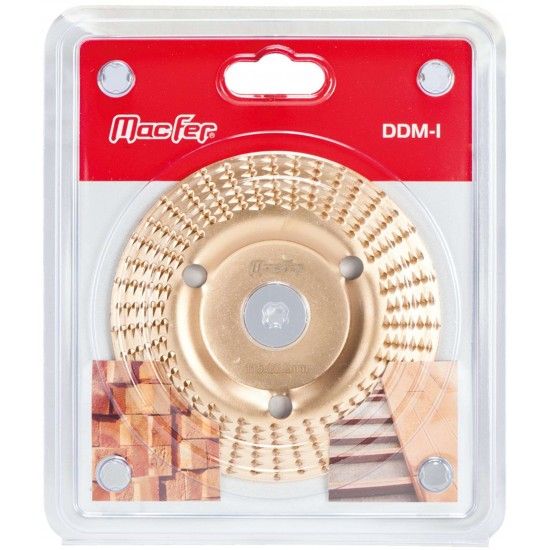 Disco p/ desbastar madeira 100x22,2mm inclinado DDM-I refª 090.0064 MACFER Disco p/ desbastar madeira 100x22,2mm inclinado DDM-I refª 090.0064 MACFER