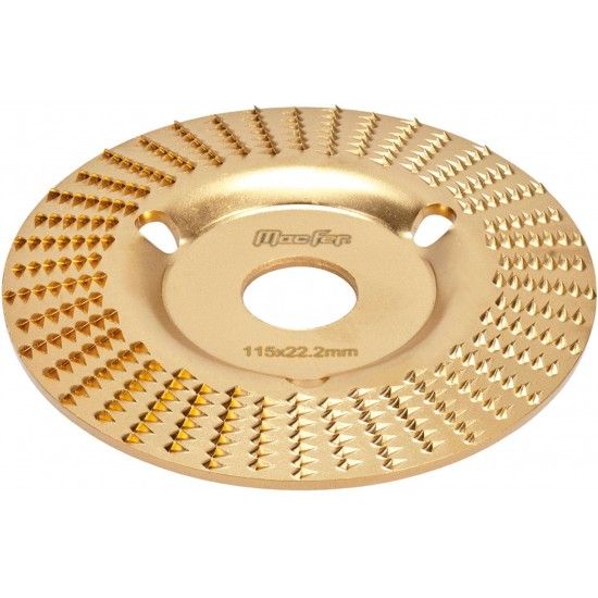 Disco p/ desbastar madeira 100x22,2mm inclinado DDM-I refª 090.0064 MACFER Disco p/ desbastar madeira 100x22,2mm inclinado DDM-I refª 090.0064 MACFER