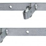 Estendal roupa p/parede lateral inox 3 roldanas ref� 088.0041 MACFER