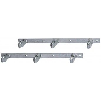 Estendal roupa p/parede lateral inox 3 roldanas ref� 088.0041 MACFER