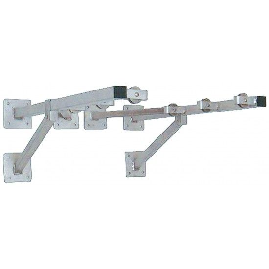 Estendal Inox 3 Roldanas (par) para aparafusar