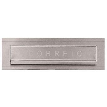 Frente caixa correio FCCAA 240mm alum�nio acetinado ref� 087.0096 MACFER