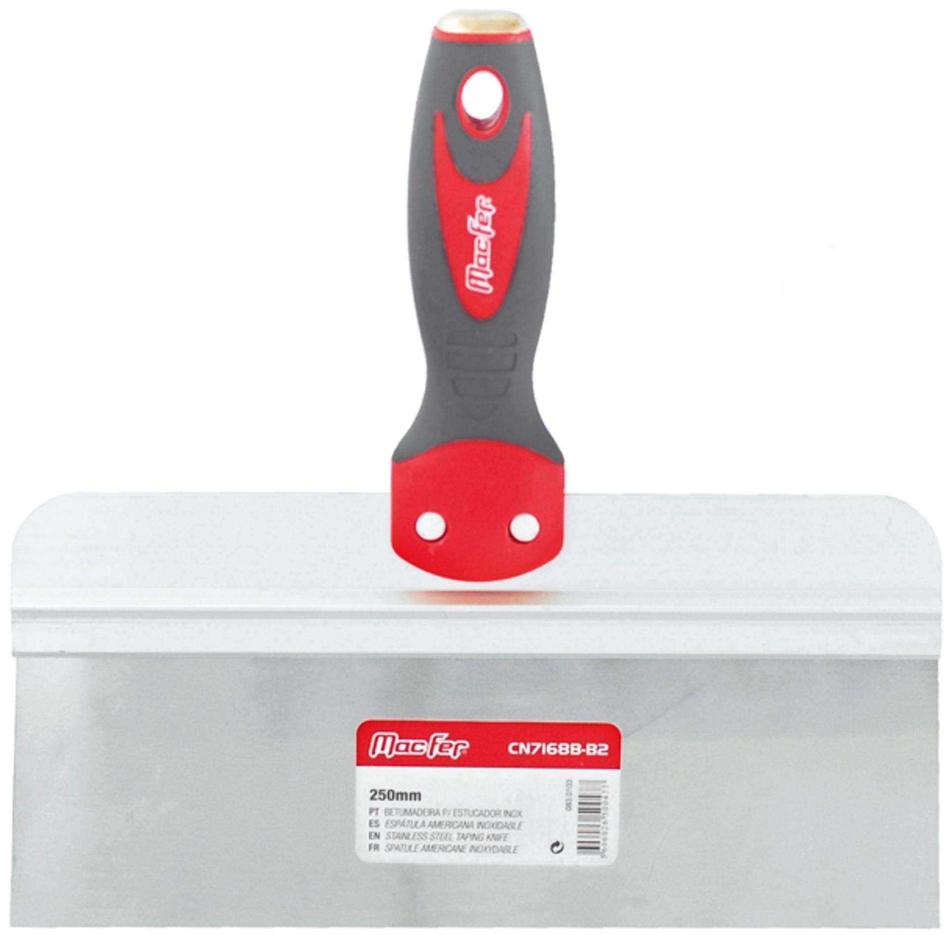 Betumadeira p/ estucador inox CN7168B-B2 250mm refª 083.0103 MACFER