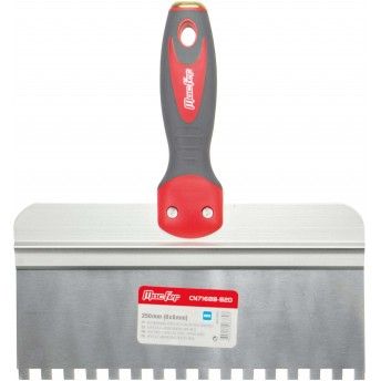 Betumadeira para estucador inox dentada CN7168B-B2D 250mm (6x6mm) refª 083.0061 MACFER Betumadeira para estucador inox dentada CN7168B-B2D 250mm (6x6mm) refª 083.0061 MACFER