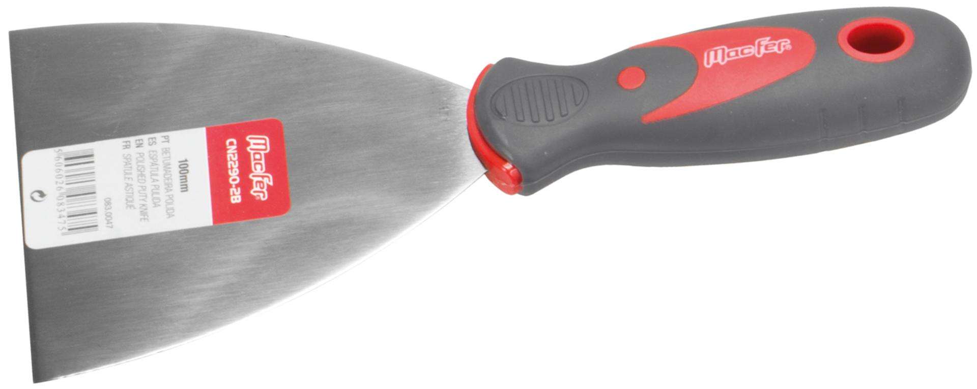 Betumadeira polida MacFer CN2290-2B 100mm refª 083.0047 MACFER