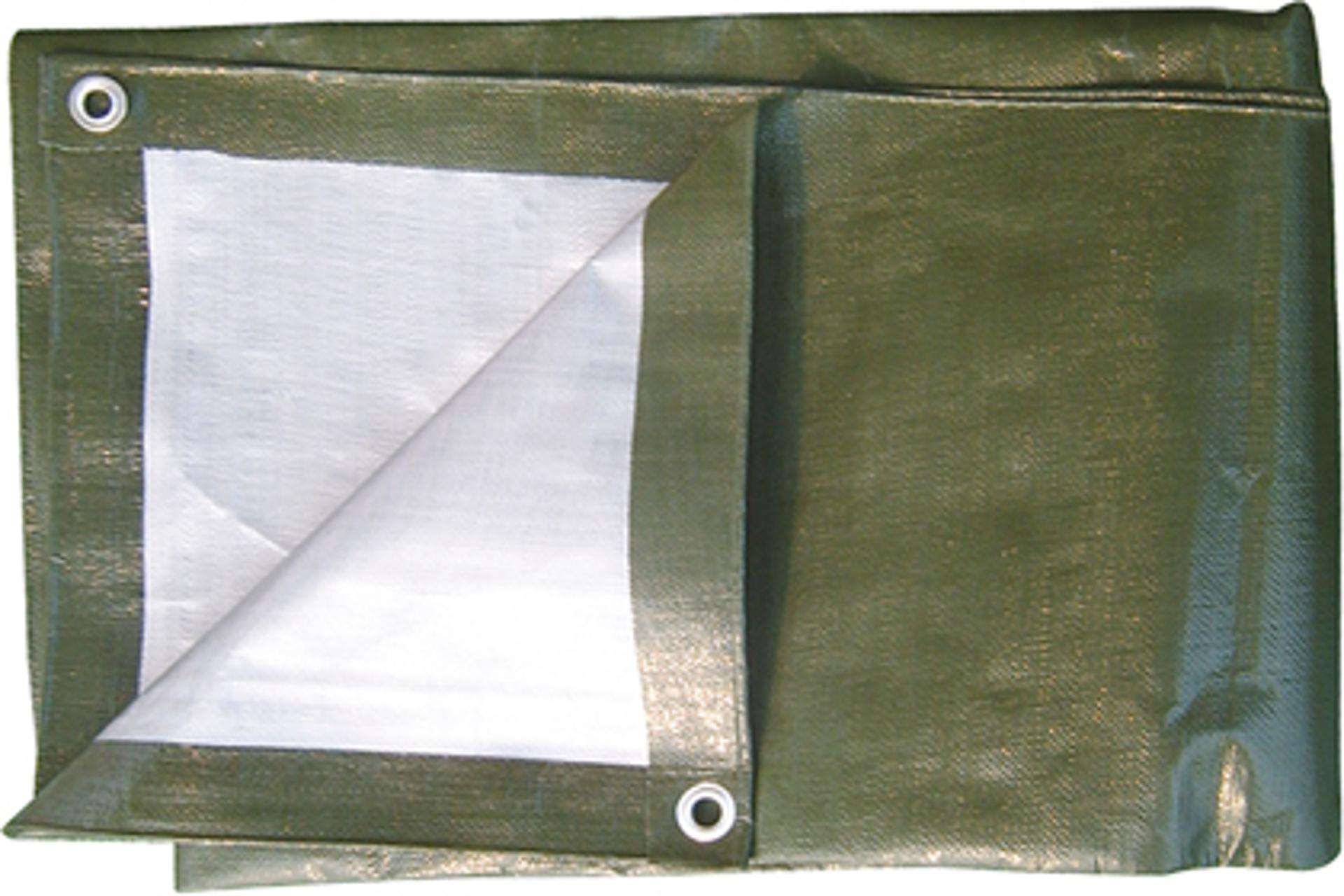 Resguardo imp. MacFer TP091190g/m2 4x 6m verde/ cinza refª 080.0044 MACFER