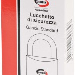 Cadeado argola normal lat�o Corbin PL110 40mm KA2 ref� 078.0181 MACFER