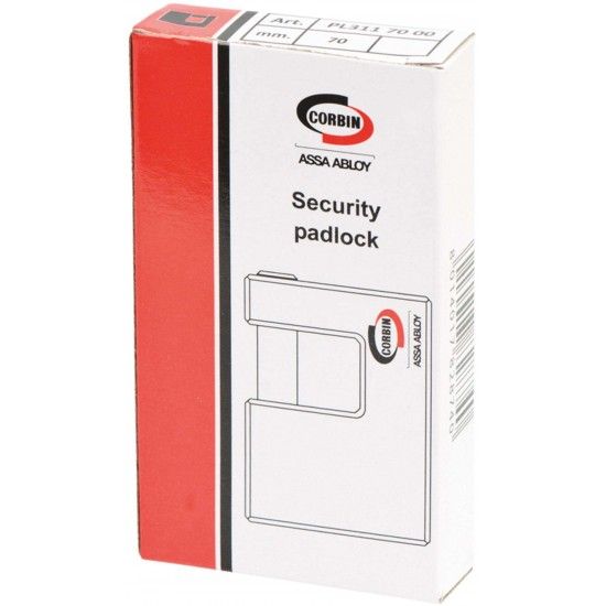 Cadeado rectangular latão Corbin L311 50mm refª 078.0110 MACFER Cadeado rectangular latão Corbin L311 50mm refª 078.0110 MACFER