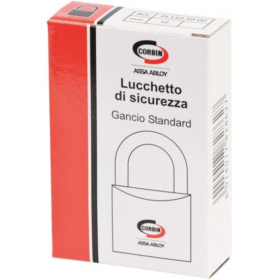Cadeado argola normal latão Corbin PL110 40mm refª 078.0104 MACFER Cadeado argola normal latão Corbin PL110 40mm refª 078.0104 MACFER