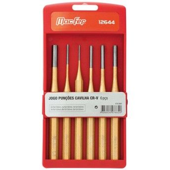 Jg. pun��es cavilha Cr-V MacFer 12644 6p�s ref� 076.0062 MACFER