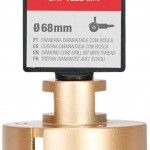 Craneana diamantada com rosca DRY-VB35-M14  80mm ref� 072.0121 MACFER