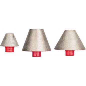 Fresa diamantada c�nica recta 27~82mm #80/100 VFS-GRESDRY-M14 ref� 072.0067 MACFER