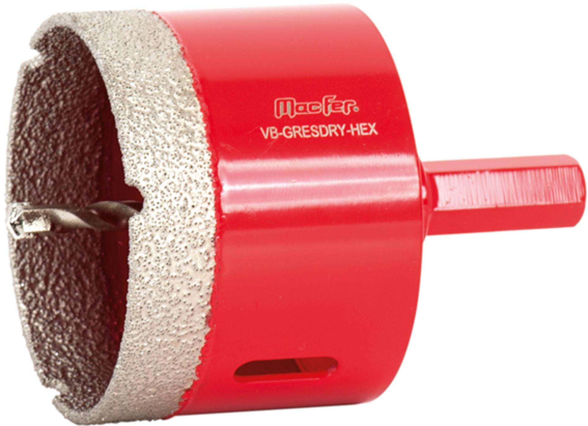 Craniana diam. sext. MacFer VB-GRESDRY-HEX 120mm refª 072.0053 MACFER