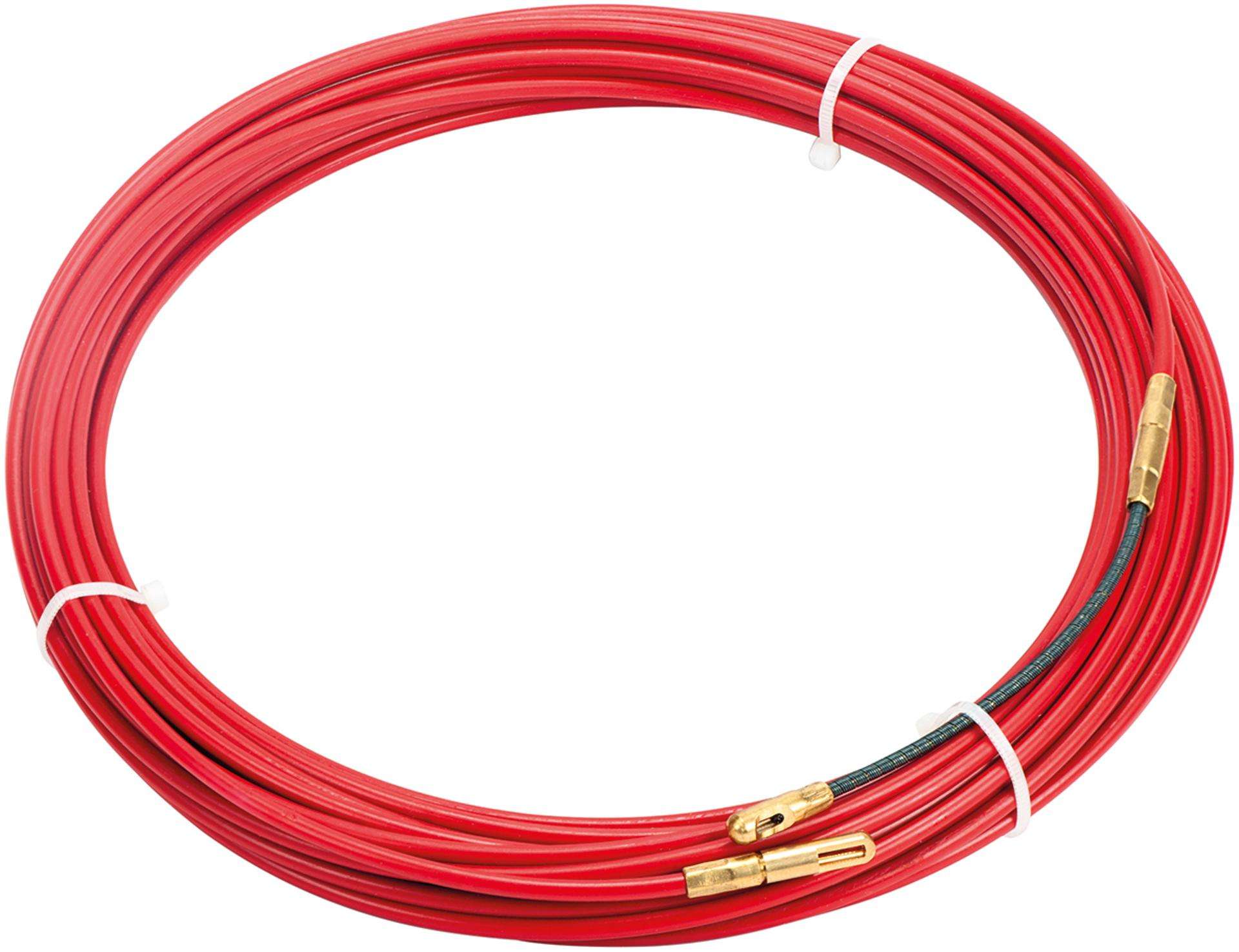 Guia passa cabos 4,0mm 20m vermelha aço revestido GPC-ST refª 068.0033 Macfer