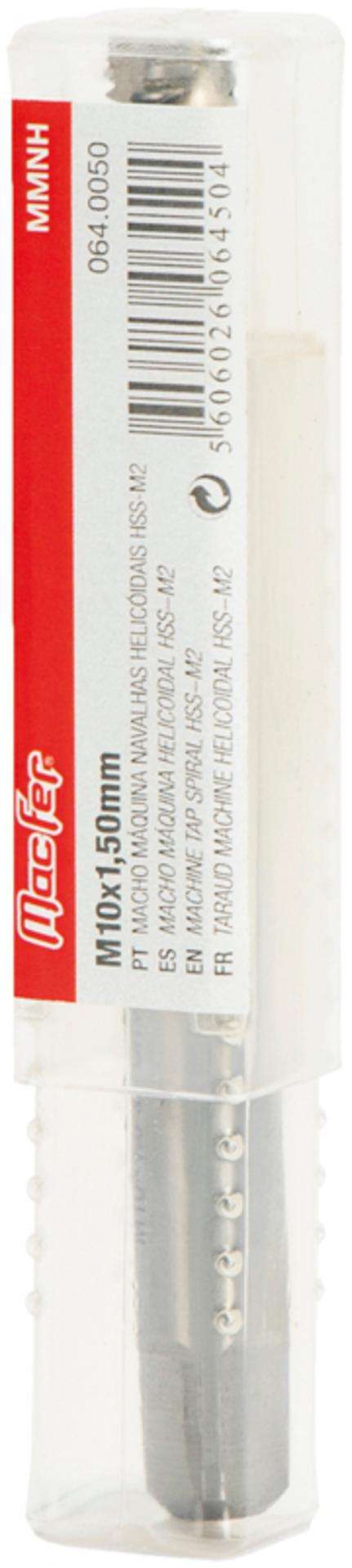 Macho máq. nav. heli. HSS-M2 MacFer MMNH M5x0,80mm refª 064.0047 MACFER