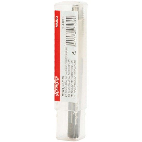 Macho máq. nav. dir. HSS-M2 MacFer MMND M6x1,00mm refª 064.0038 MACFER Macho máq. nav. dir. HSS-M2 MacFer MMND M6x1,00mm refª 064.0038 MACFER