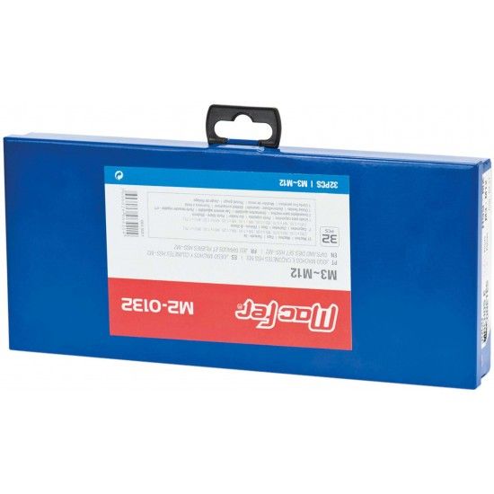 Jg. machos e ca�onetes HSS-M2 MacFer M2-0132 M3~M12 32p�s ref� 064.0021 MACFER
