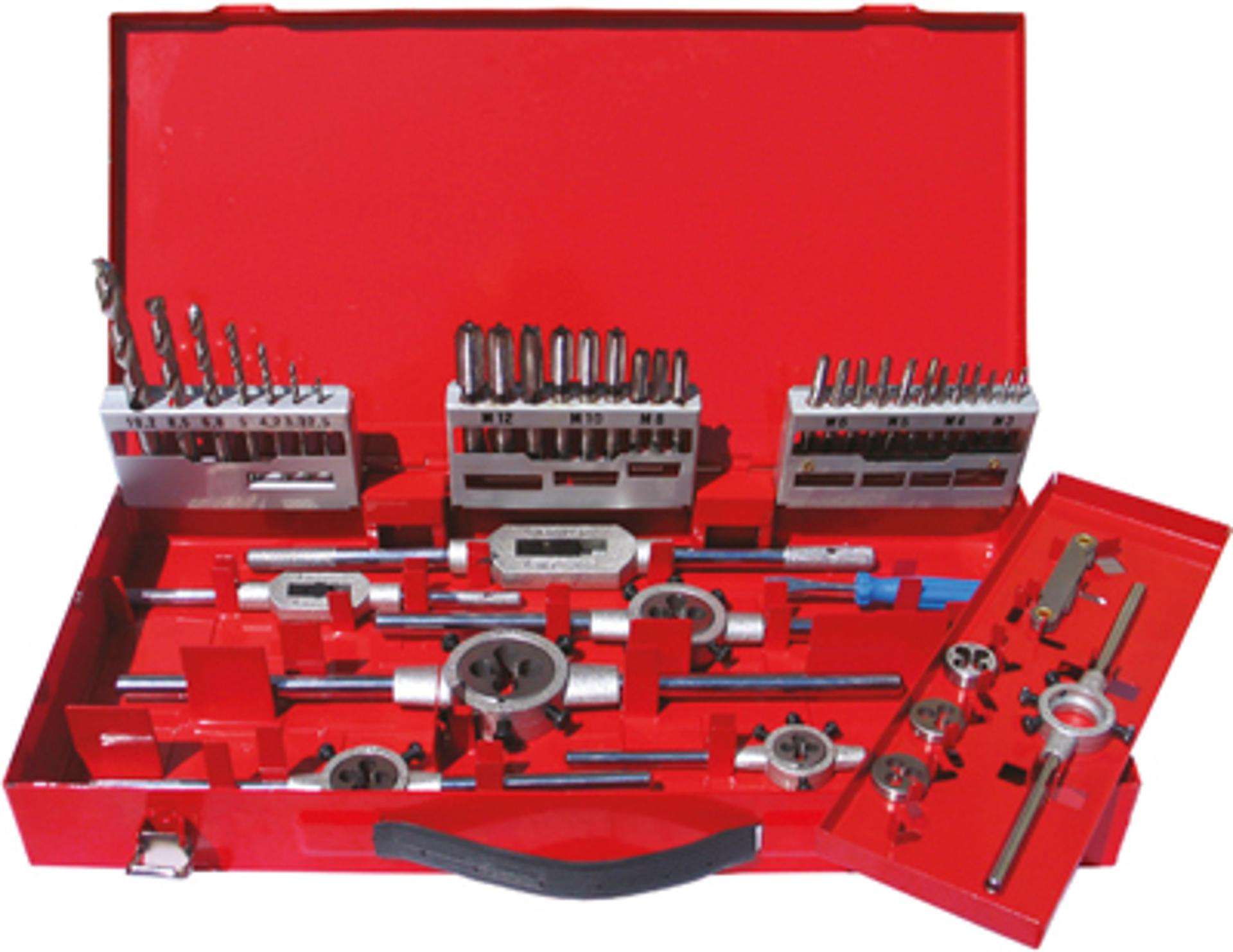 Jg. machos e caçonetes HSS-M2 MacFer M2-0144 M3~M12 44pçs refª 064.0022 MACFER