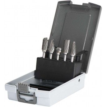 Jogo fresas metal duro MacFer JFMD-05 5p�s ref� 061.0091 MACFER