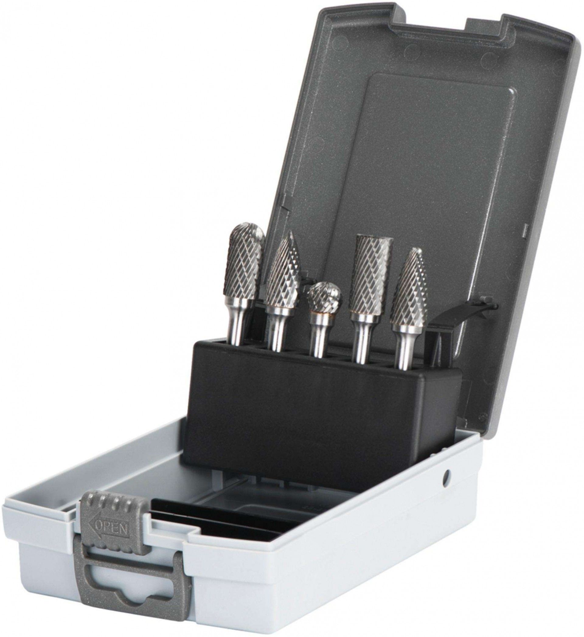 Jogo fresas metal duro MacFer JFMD-05 5pçs refª 061.0091 MACFER