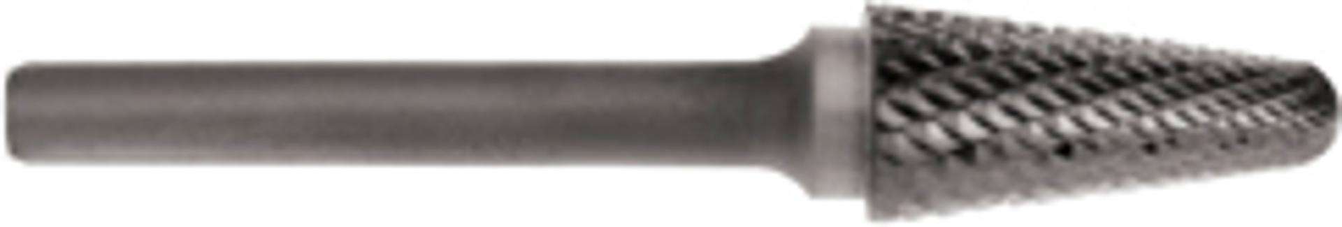 Fresa metal duro cónica c/ ponta red. MacFer FMD-L 12x28mm refª 061.0044 MACFER