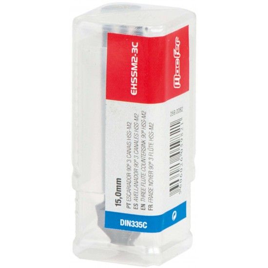 Escariador 90� 3 canais HSS-M2 MacFer EHSSM2-3C 10,4mm ref� 059.0085 MACFER
