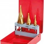 Jg. brocas escalonadas HSS-M2 TIN MacFer PTHSD101 3p�s ref� 059.0068 MACFER